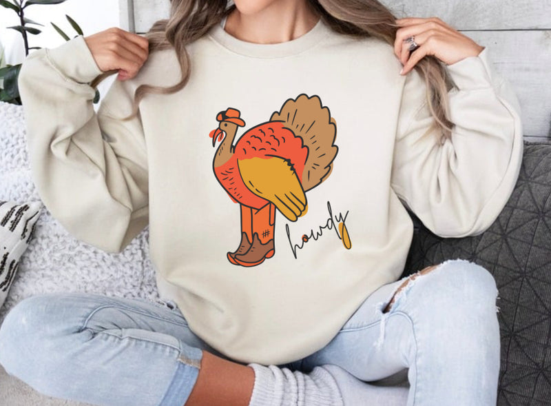 Howdy Turkey Sweatshirt