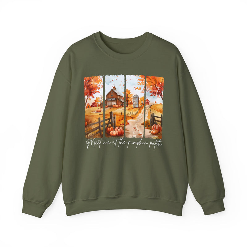 Meet Me at the Pumpkin Patch Crewneck Sweatshirt, Cozy Fall Sweatshirt