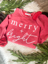 Merry + Bright Oversized Corded Sweatshirt