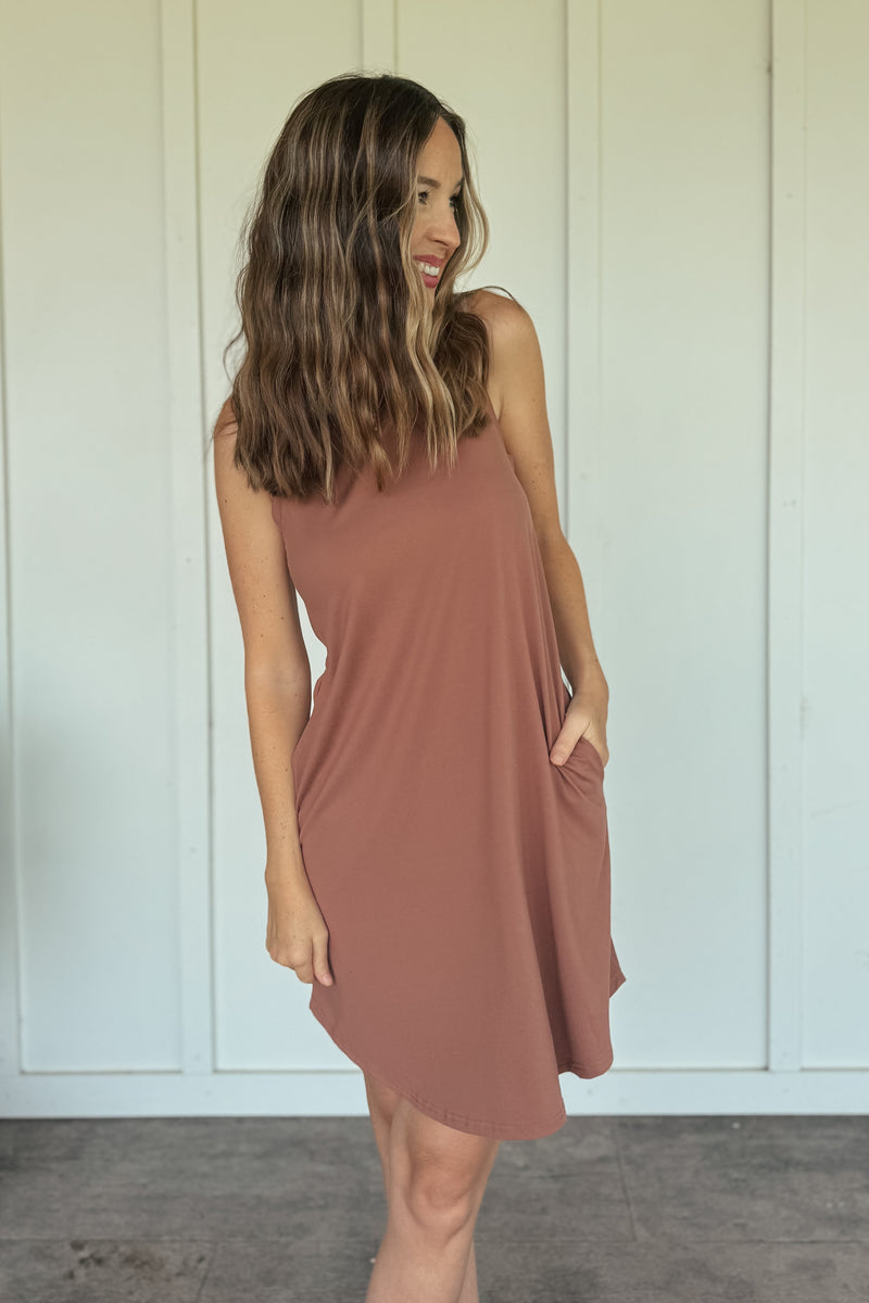 Venus Dress in Clay