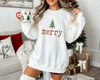 Merry Christmas Tree crewneck | Holiday Merry Sweatshirt
