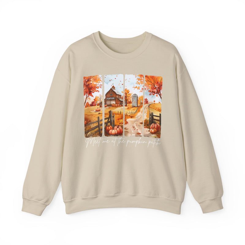 Meet Me at the Pumpkin Patch Crewneck Sweatshirt, Cozy Fall Sweatshirt