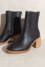 The Olivia Ankle Boots in Black