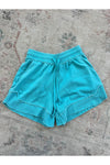 French Terry Stevie Shorts - Capri Blue