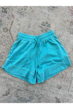 French Terry Stevie Shorts - Capri Blue