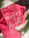Merry + Bright Oversized Corded Sweatshirt