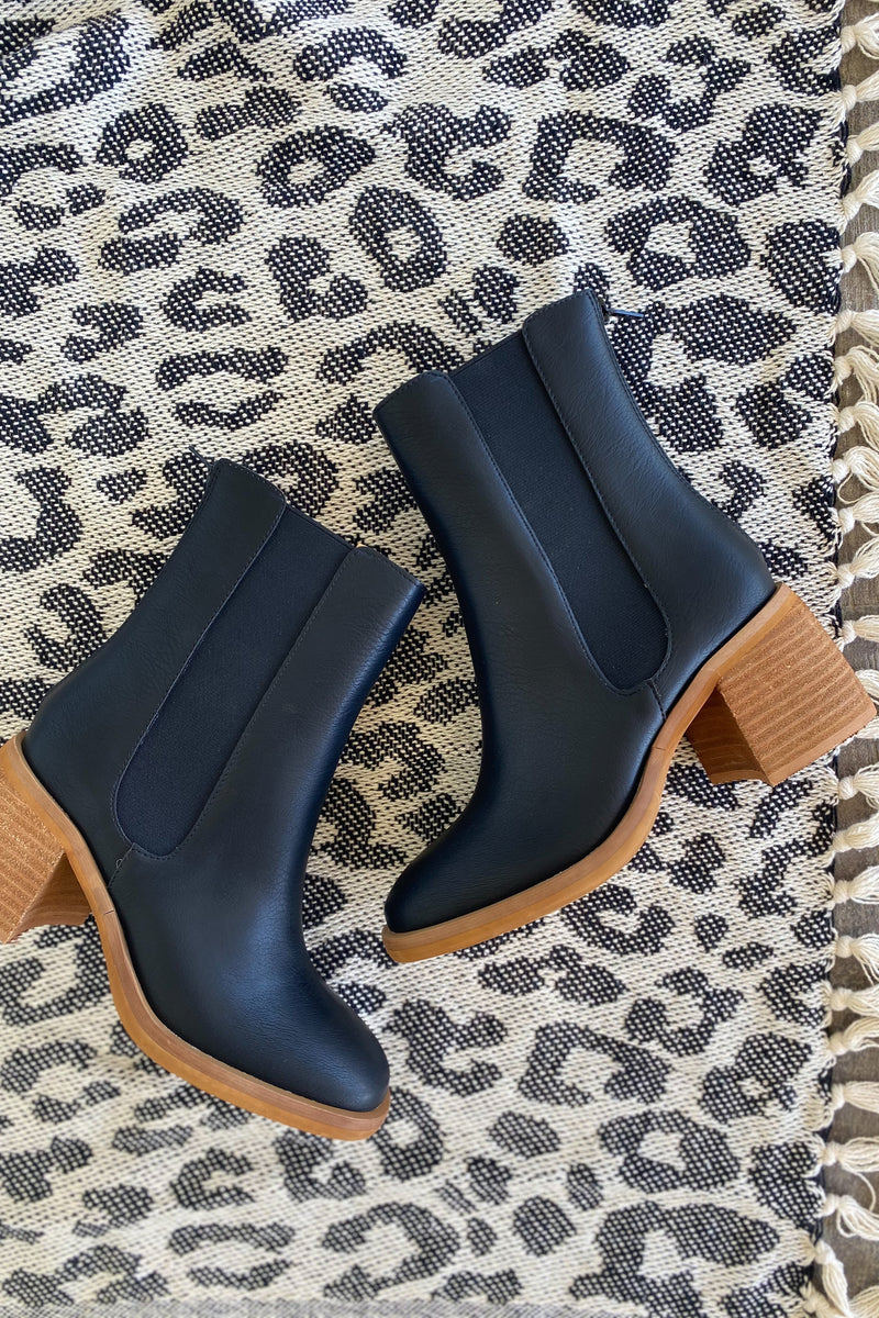 The Olivia Ankle Boots in Black
