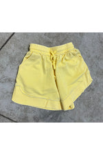 French Terry Stevie Shorts - Lemon Drop