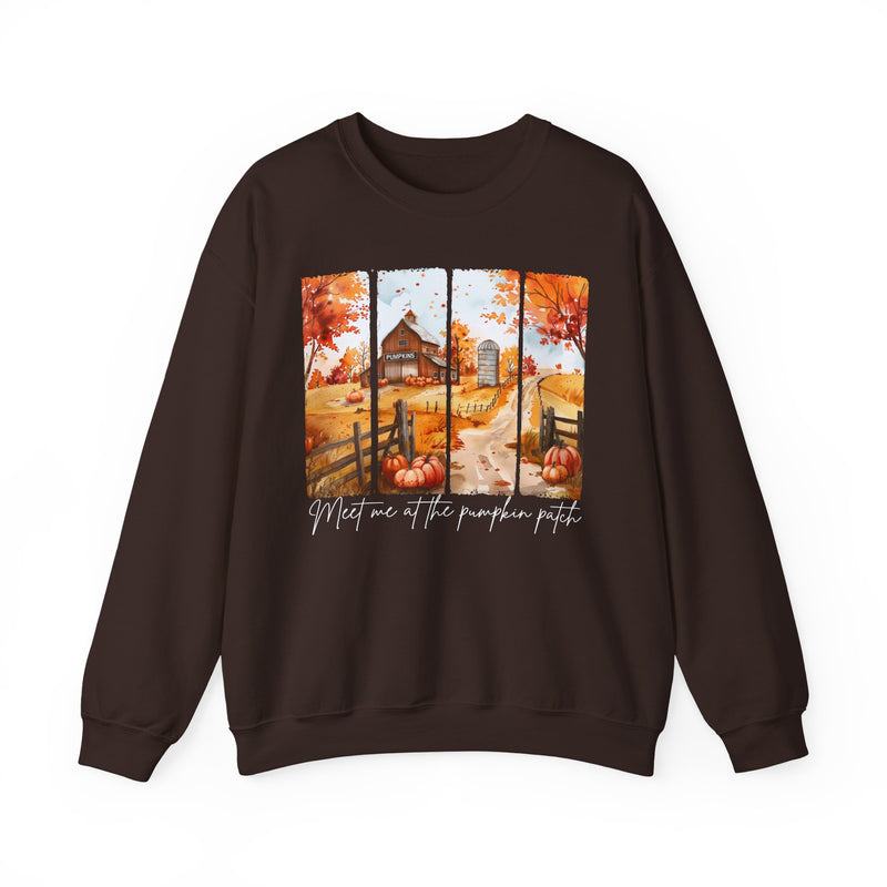 Meet Me at the Pumpkin Patch Crewneck Sweatshirt, Cozy Fall Sweatshirt