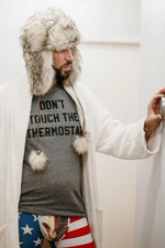 Don't Touch The Thermostat Shirt (Grey Crew)