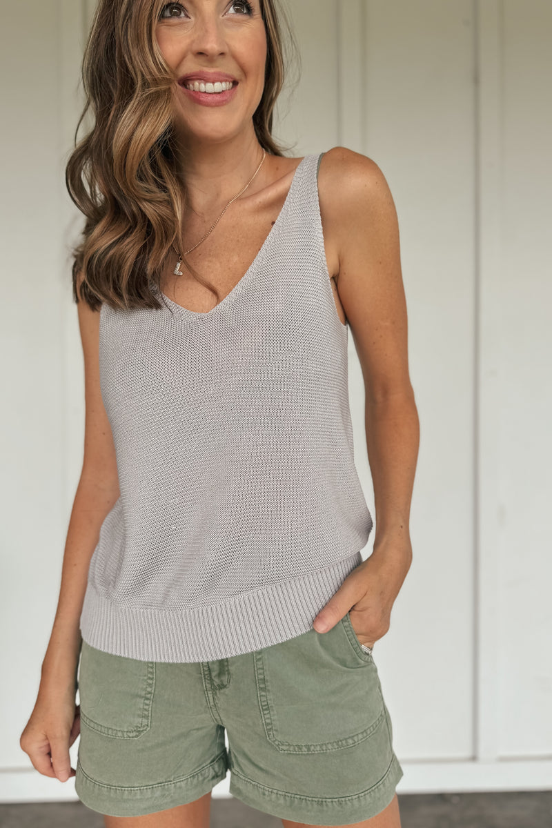 Lola Tank in Cool Grey