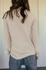 Striped & Lovely Knit Top (2 Colors Available)