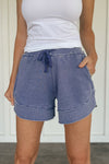 French Terry Stevie Shorts - Marlin Blue