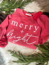 Merry + Bright Oversized Corded Sweatshirt