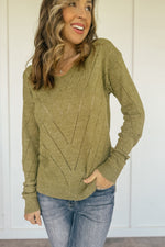 Olive You Knit Top