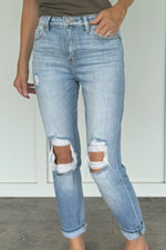 Milan High Rise Mom Kancan Jeans