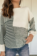 Mountain Time Two-Tone Sweater