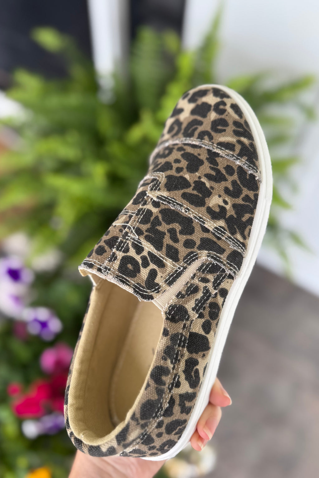 VIOLET-SLIP ON SNEAKERS