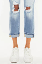 Milan High Rise Mom Kancan Jeans