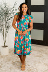 Daisy Me Rollin' Flutter Sleeve Dress
