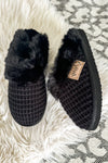 Very G Sweater Slippers in Black