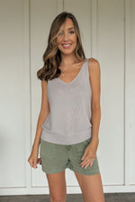 Lola Tank in Cool Grey