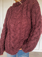 Fall Bucket List Chunky Cable Knit Sweater