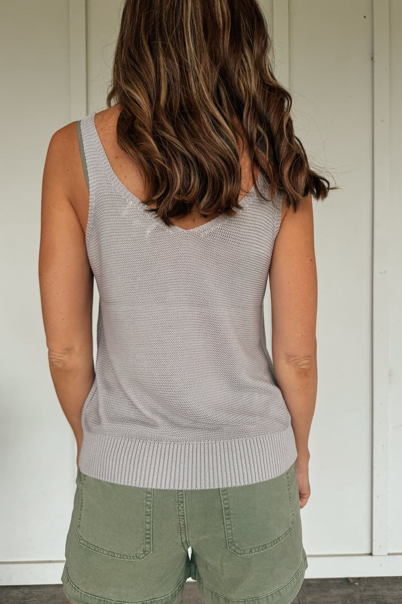 Lola Tank in Cool Grey