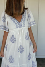 Embroidered All Over Maxi Dress