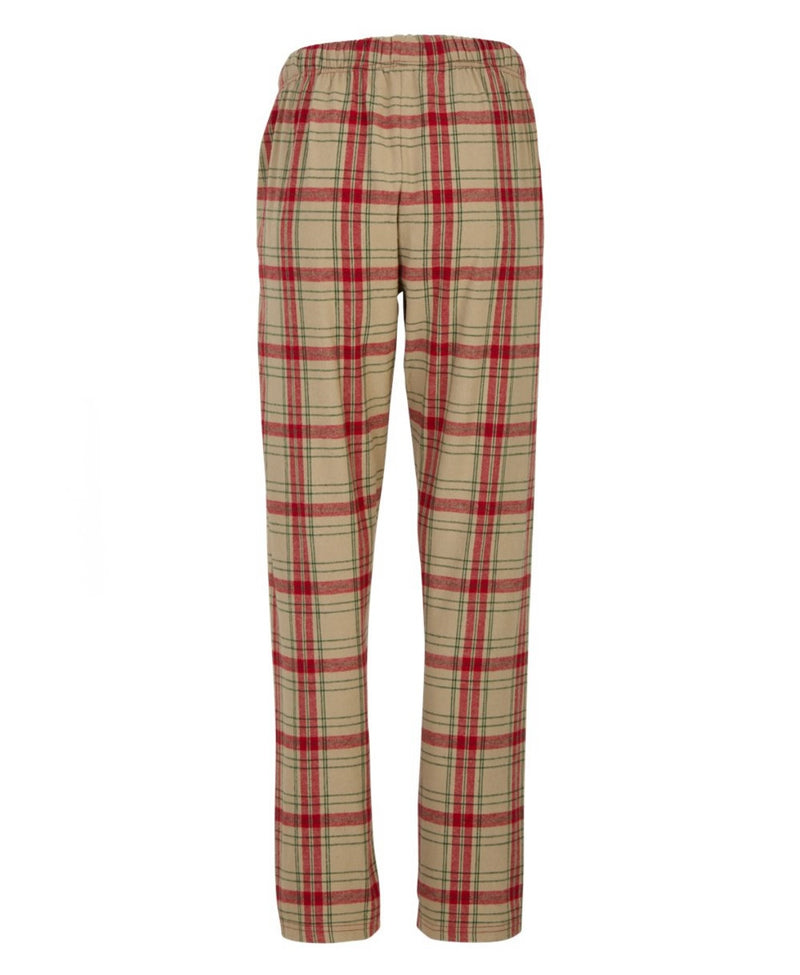 Reindeer Plaid Cotton Pants