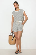 SUNSET COVE STRIP ROMPER