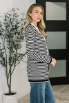 Finagle Your Way Striped Cardigan