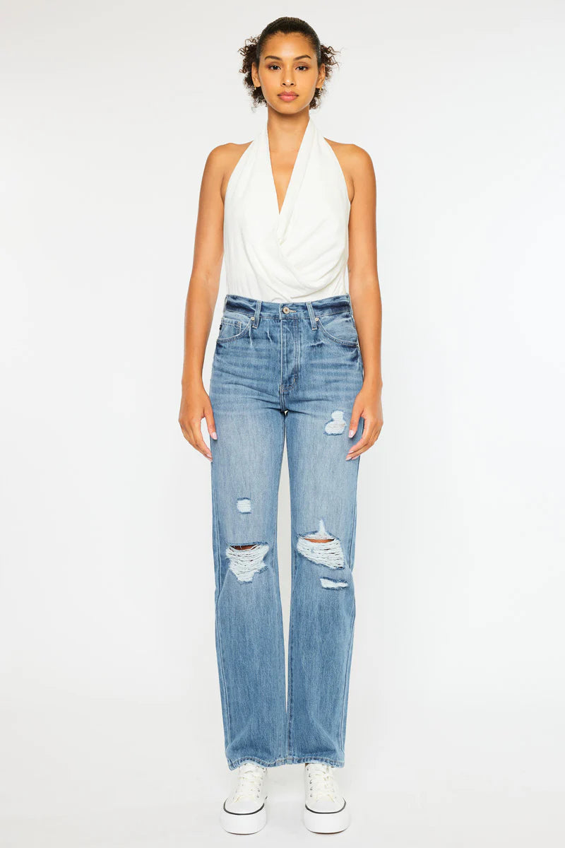 Hattie High Rise 90's Straight Leg Jeans