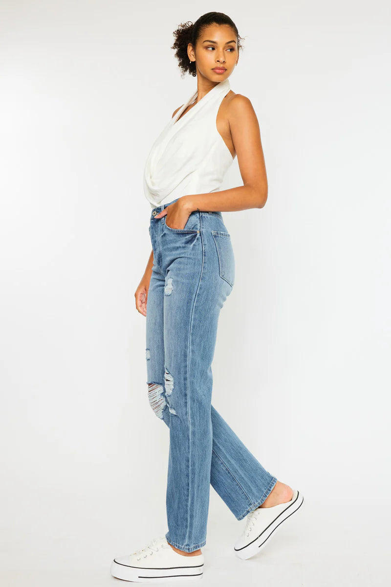 Hattie High Rise 90's Straight Leg Jeans