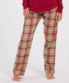 Reindeer Plaid Cotton Pants