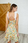 Miss Frills A Lot Flare Mini Dress in Orange