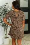 Spicy But Chill Relaxed Dress in Cheetah Mocha