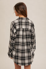 Weekend Groove Button Down Plaid Shirt