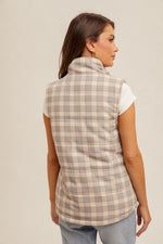 Off Trail Plaid Puffer Vest