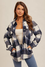 Jackson Brushed Plaid Shacket