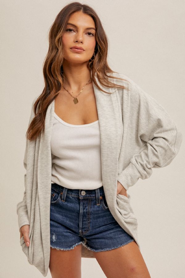 Arianna Cocoon Open Cardigan