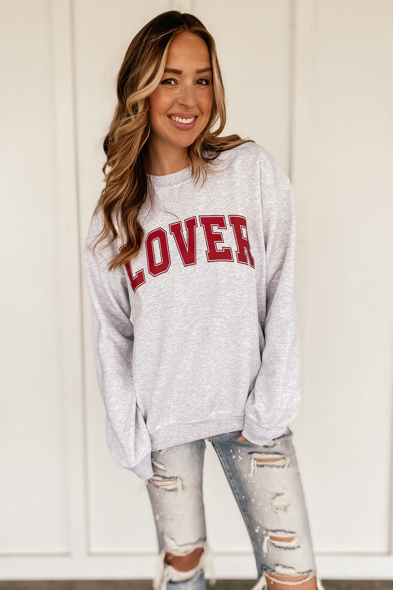 LOVER - College Style Sweatshirt/Tee