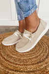 Gypsy Jazz Slip On Sneakers in Natural