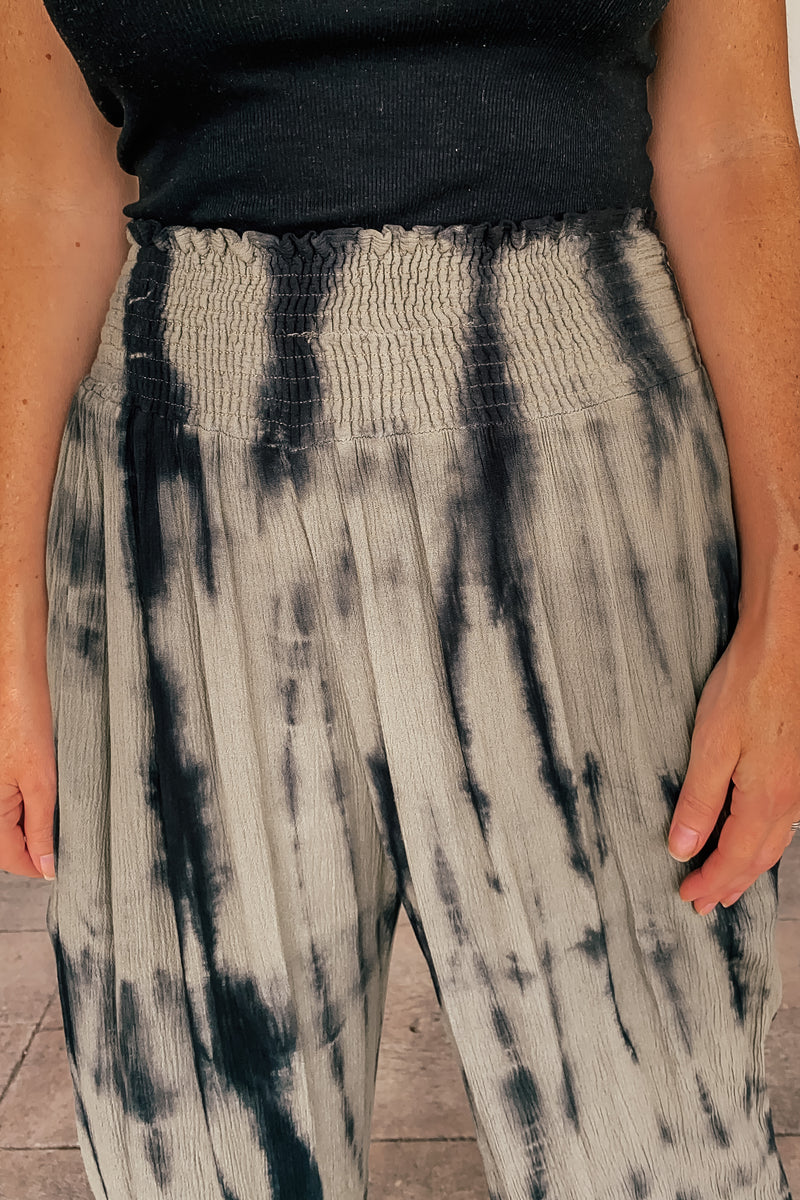 Effortlessly Tie Dyed Palazzo Pants