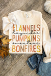 Flannels, Pumpkins, Bonfires Sweatshirt/Tee