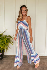 Sassy and Sweet Striped Jumpsuit