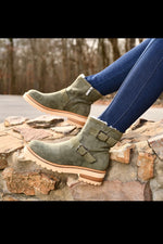 The Receipts Boot in Olive