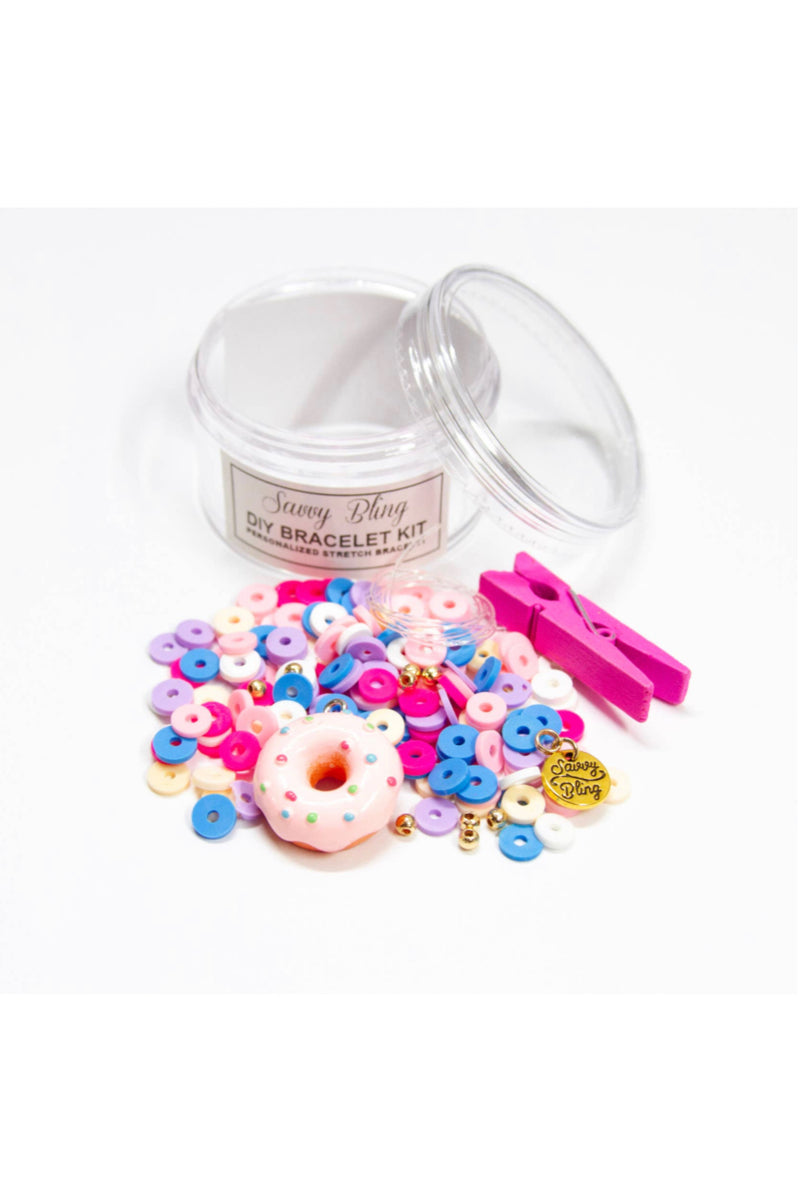 Kid’s Donut Charm DIY Bracelet Stack
