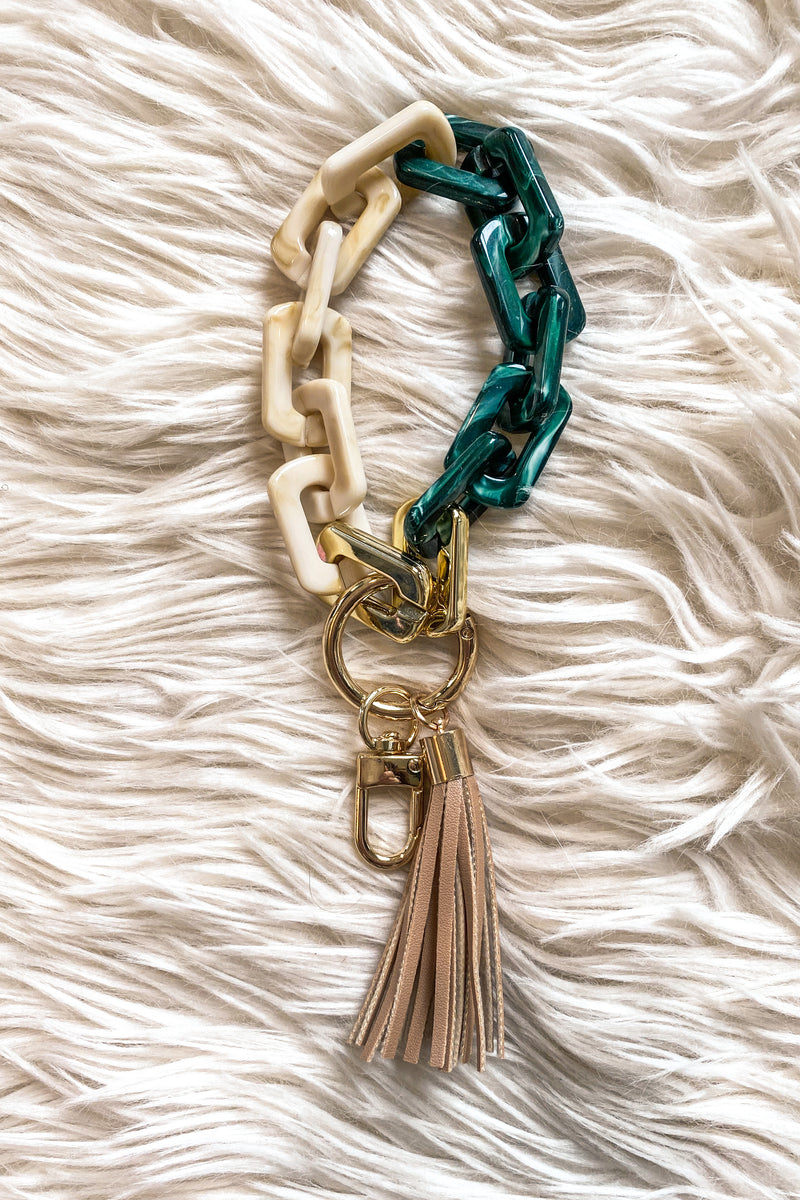 Chain Link Keychains (several colors)