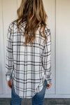 Take it Easy Lightweight Plaid in Off White